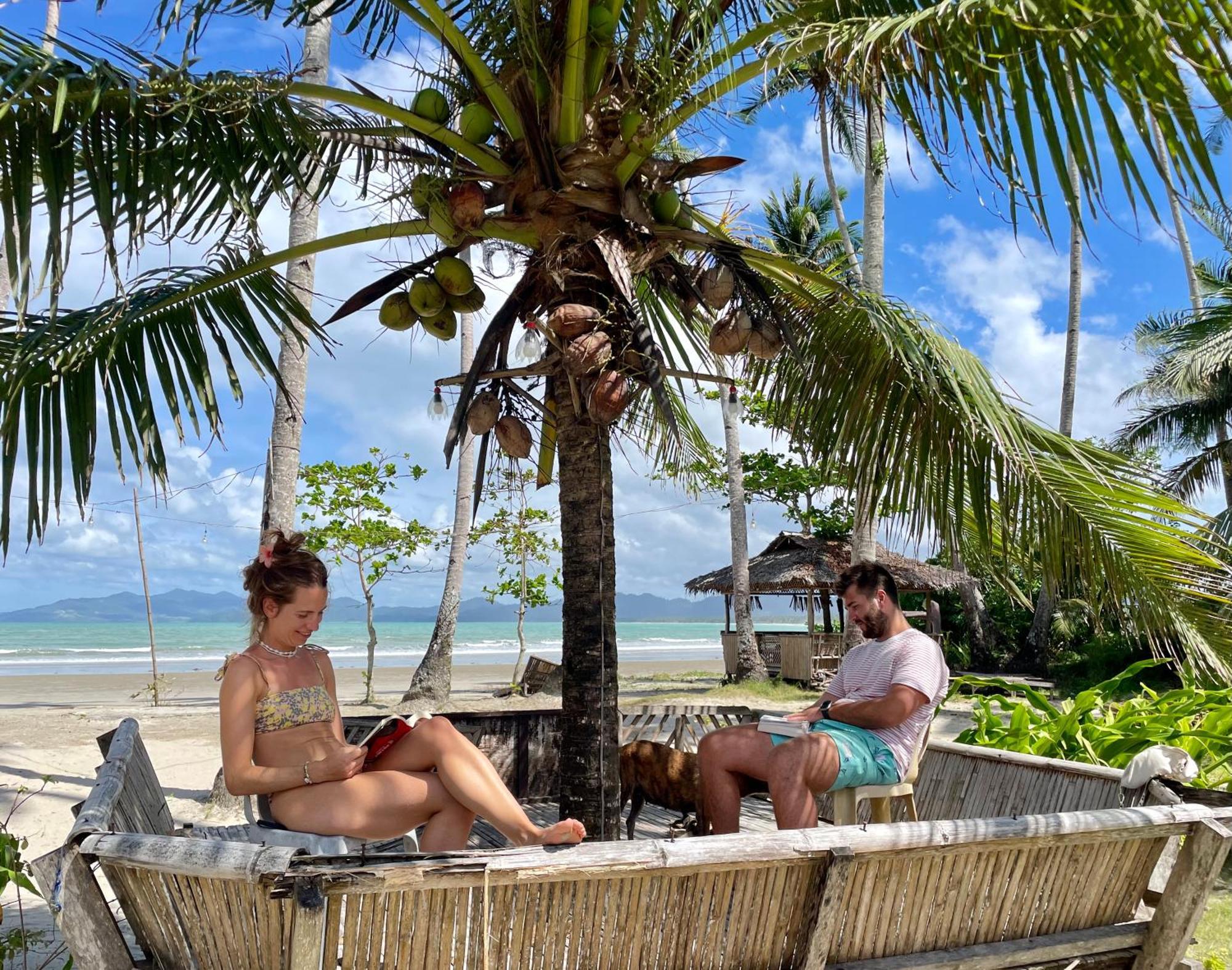 Amihan Beach Hostel San Vicente  Ngoại thất bức ảnh
